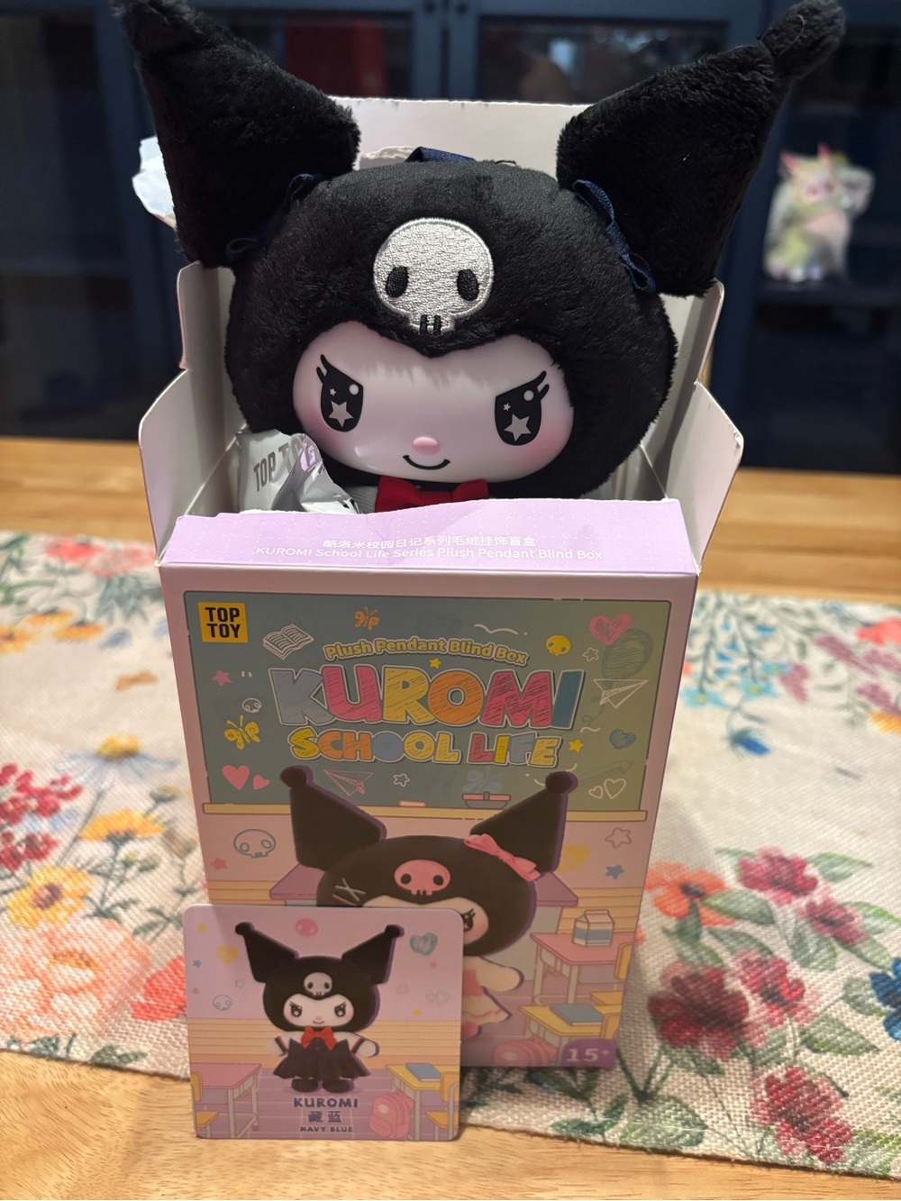 CONFIRMED Navy Blue Kuromi School Life